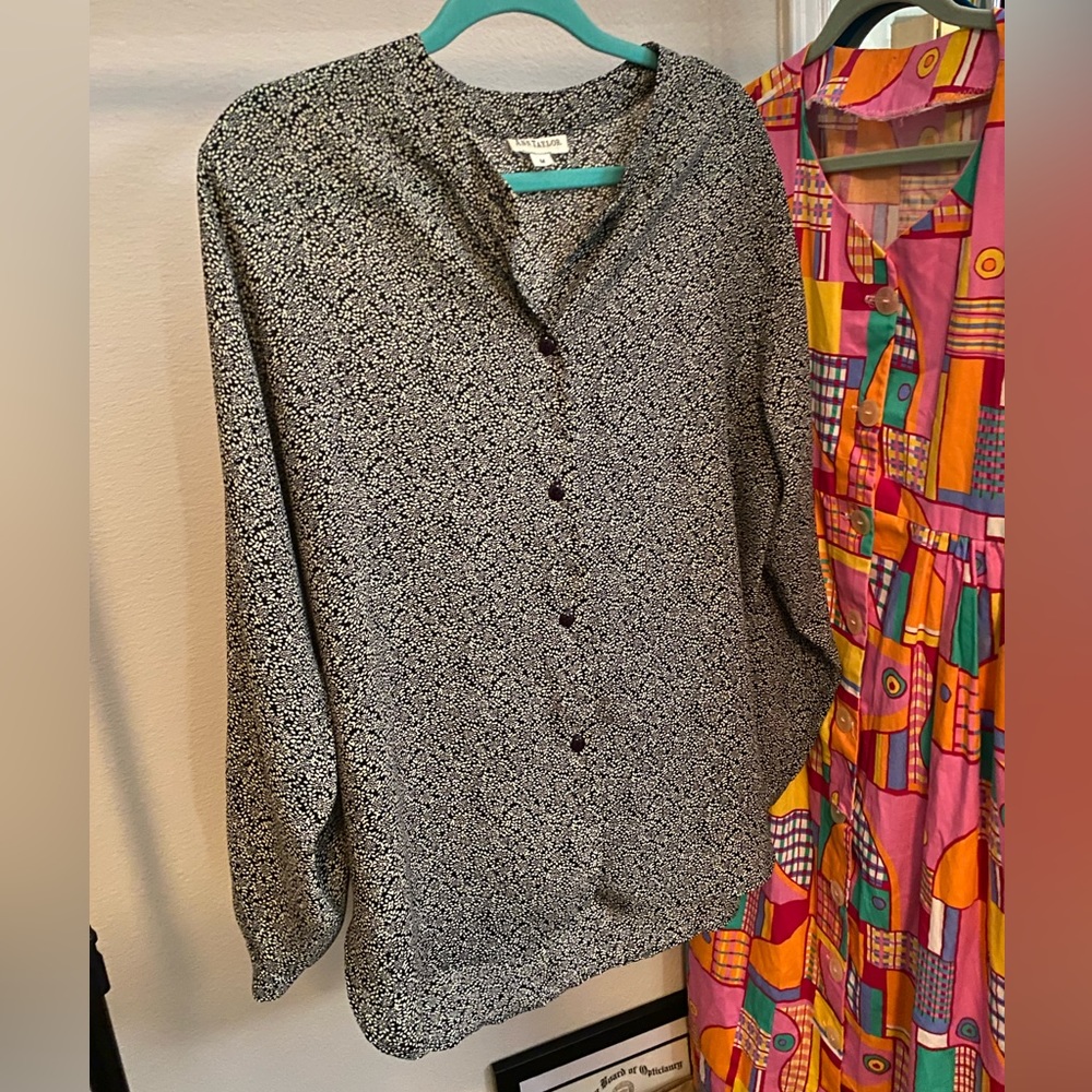 Ann Taylor Floral Blouse